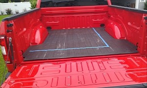 Ford Maverick Bed Size Gets Taped Inside F-150 Cargo Area For Quick Comparison