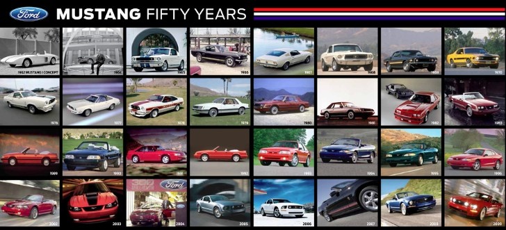 Ford Mustang 50th Anniversary drive