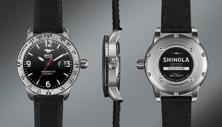 Ford Mustang 50 Years watch by Shinola