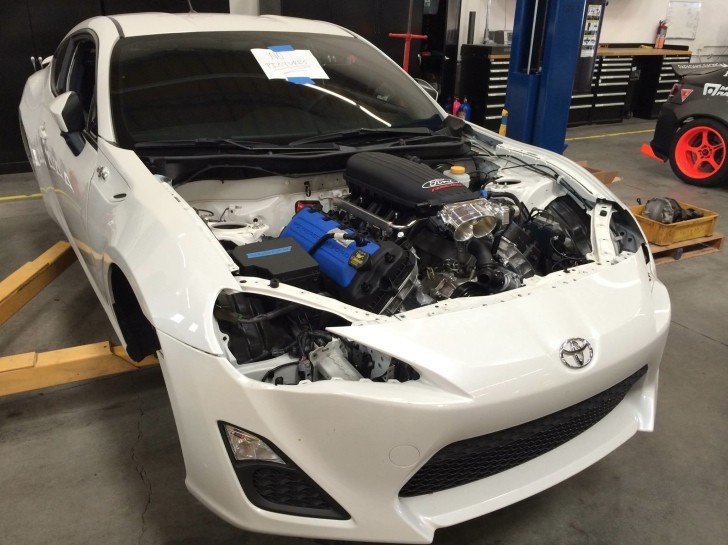 Ford Mustang Boss 302 V8 Engine Swap for a Scion FR-S