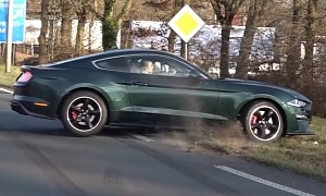 Ford Mustang Bullitt Driver Needs More of That Skill Pill, Laughs as Drifting Goes Wrong