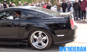 Ford Mustang Burnout Fail