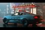 Ford Mustang "Cyberpunk 2077" Rendered With Japanese Police Livery