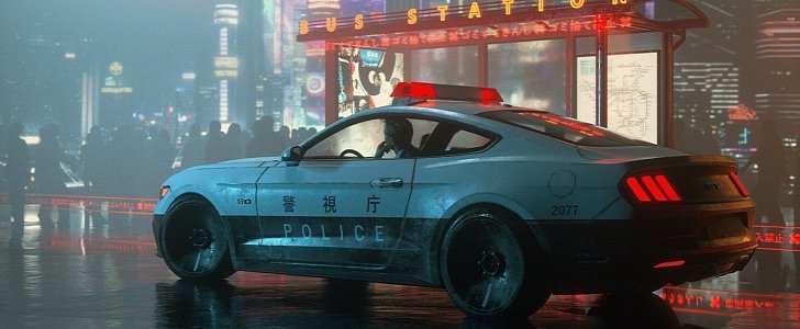 Ford Mustang "Cyberpunk 2077" 