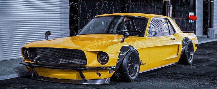 Ford Mustang "Datstang" Looks Like a Hakosuka Pony With Quad Shotgun Exhaust
