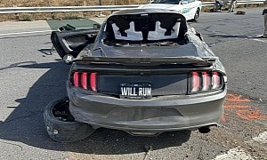 Ford Mustang Driver Tries To Get Away From the Police, Now He 'WILL RUN' No More