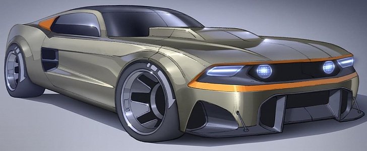 Ford Mustang "Future Pony" sketch