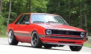 Ford Mustang "Golf" Face Swap Is a Surprising Fox Body
