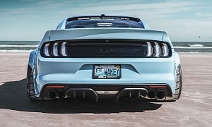 Ford Mustang GT "Blue Bomb" Is a Nasty Twin-Turbo 5.2 Stroker