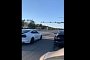 Ford Mustang Races Dodge Challenger, Another Mustang Unavoidably Crashes