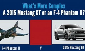 UPDATE: 2015 Ford Mustang GT vs F-4 Phantom II Comparison Isn't Surprising at All