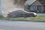 Ford Mustang GT350R Powerslides up the Curb, Hits Pole in Cringey Crash