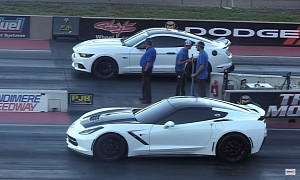 Ford Mustang GTs Drag Race Chevy Corvettes, the Gaps Are Enormous