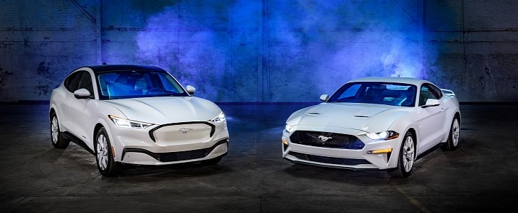 Ford Mustang & Mach-E Ice White Edition official introduction