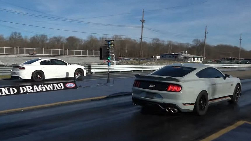 Ford Mustang Mach 1 vs F-150 vs Charger SRT Hellcat on ImportRace