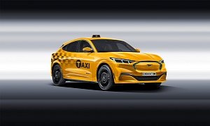Ford Mustang Mach-E Becomes a Taxi, Looks More Interesting Than a Prius
