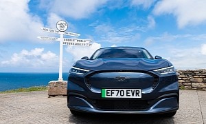 Ford Mustang Mach-E Breaks 3 World Records from John O’Groats to Land’s End