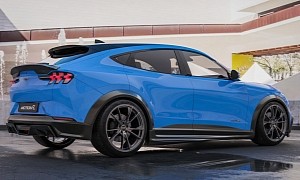 Ford Mustang Mach-E Gets Visual Upgrade, Resembles a Lambo Urus With Ford Badges