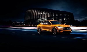 Ford Mustang Mach-E Gets Hot with New Cyber Orange Color Option