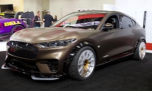 Ford Mustang Mach-E Goes for a Confused Electric Mega Hatch Look at SEMA