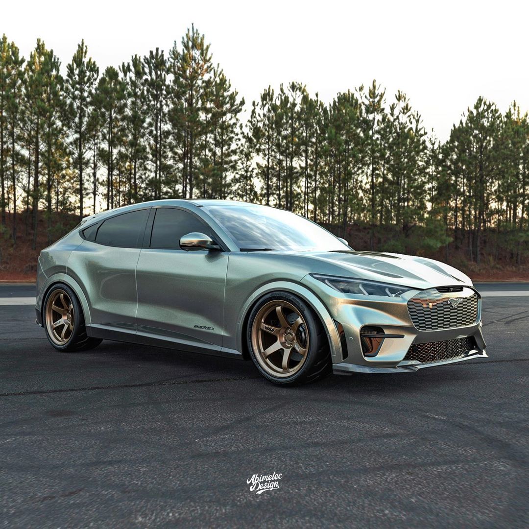 Ford Mustang Mach E Gt Shorty Goes For The Custom Look Autoevolution