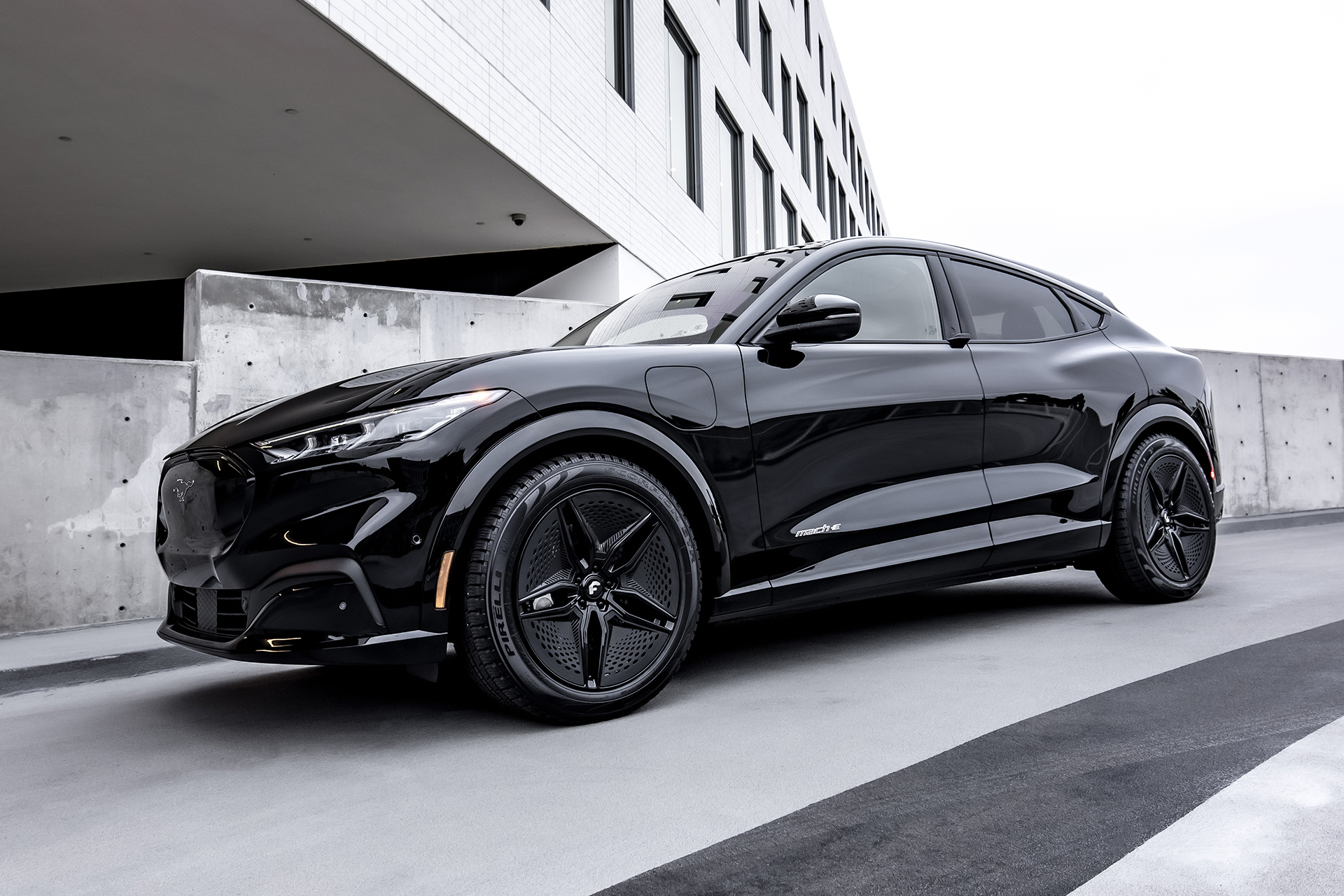 Ford Mustang Mach E Joins The Ev Dark Side With Darth Vader Approved Forgiatos Autoevolution