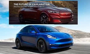 Photo Comparison: Ford Mustang Mach-E Looks Eerily Similar to Tesla Model Y