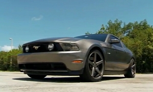 Ford Mustang on Vossen Concave Wheels