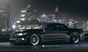Ford Mustang Pickup Truck Rendered as Modern-Day Mustang Mustero