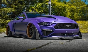 Ford Mustang "Purple Pie" Is a Savage Widebody GT
