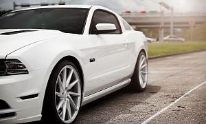 Ford Mustang Rides New Vossen CVT Direction Wheels <span>· Video</span>
