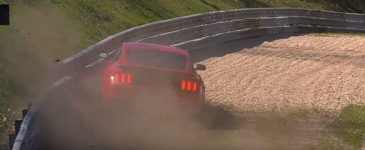 Ford Mustang Shelby GT350 Ruined in Nurburgring Crash