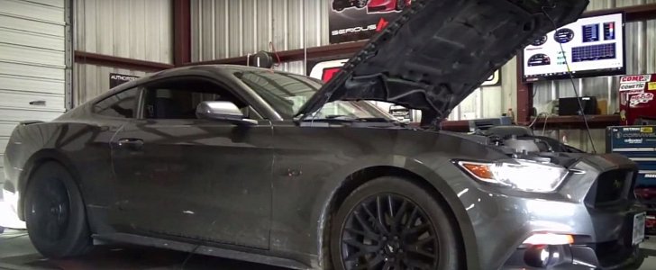 Ford Mustang Shelby GT350 with Custom Intake and Headers hits dyno
