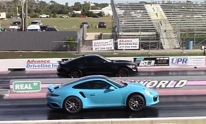 Ford Mustang Shelby GT500 Drags Porsche 911 Turbo, Another One Bites the Dust
