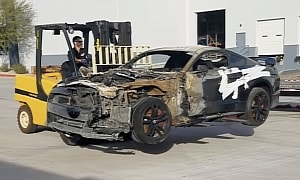 Now Only Duct Tape Can Keep It Together! Ford Mustang Shelby GT500 Falls Victim To Fire