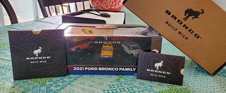 2021 Ford Bronco family diecast model and $100 Visa gift car for reservation holders