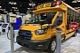 Ford Proves E-Transit's Versatility by Showcasing a Type A Electric School Bus