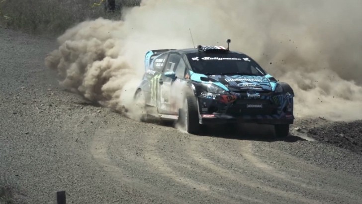 Drifting Fords in Slo-Mo