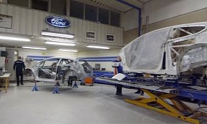 Ford Racing Shows Off Olsbergs MSE Rallycross Shop <span>· Video</span>
