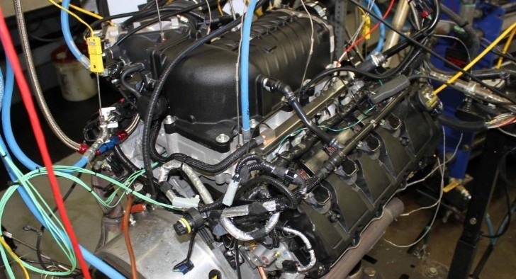 supercharged 2015 Mustang engine teaser