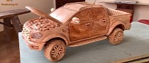 Ford Ranger Raptor Becomes Chip Off the Old (Wood) Block, Has Working Parts