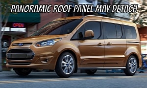 Ford Recalls Transit Connect Over Detaching Panoramic Roof Panel