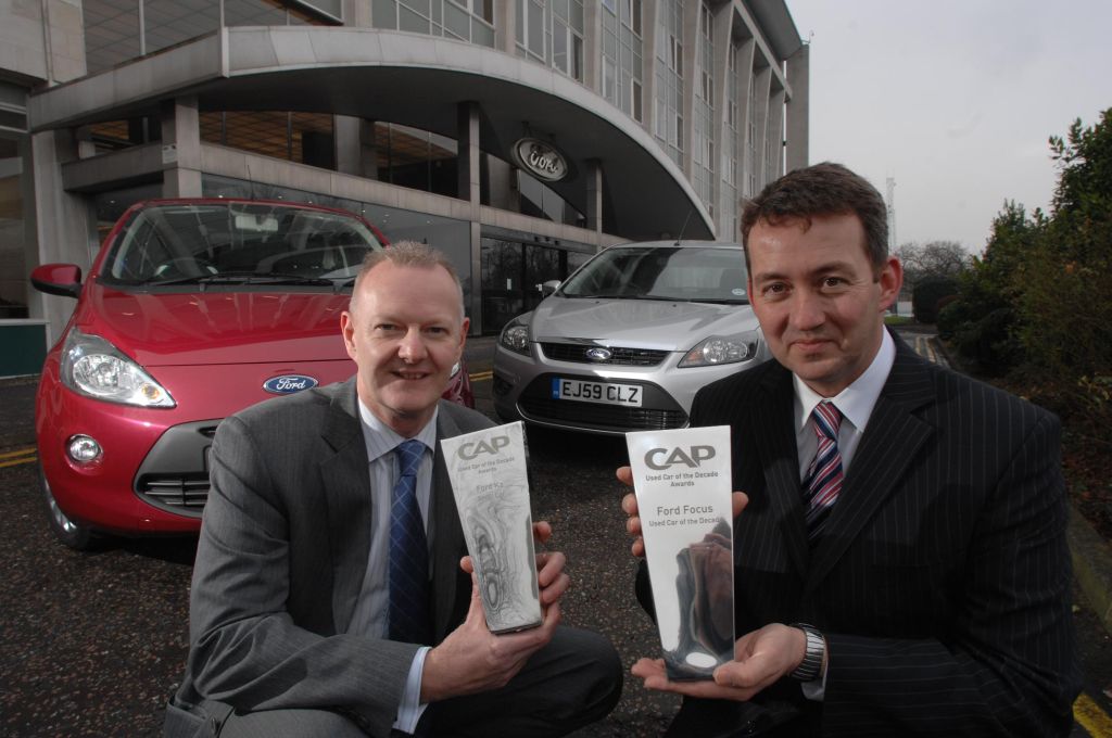 (left to right) Ian Rendle, CAP Client service director and Jon Wellsman, sales director of Ford Britain