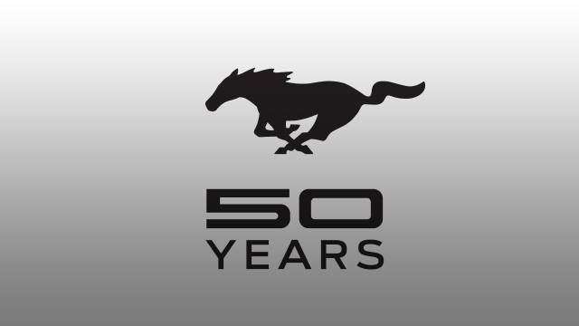 Ford Mustang 50 Years logo