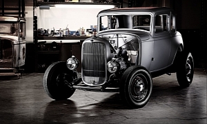 Ford Revives the Iconic ’32 5-Window Coupe with Stamped Steel Body Shells