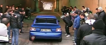 Ford RS Cosworth Shoots Flames, Scares Crowd