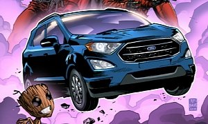 Ford's Ecosport Appears In Guardians of the Galaxy Vol 2, in Comic Books Too
