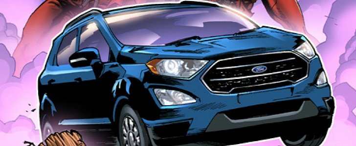 Guardians of the Galaxy Comic Cover featuring Ford Ecosport