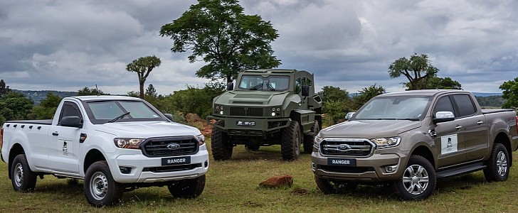 Armored Ford Ranger from SVI Engineering
