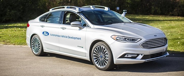 Ford Fusion Hybrid Autonomous Vehicle, a part of Ford's Smart Mobility program previously led by Jim Hackett